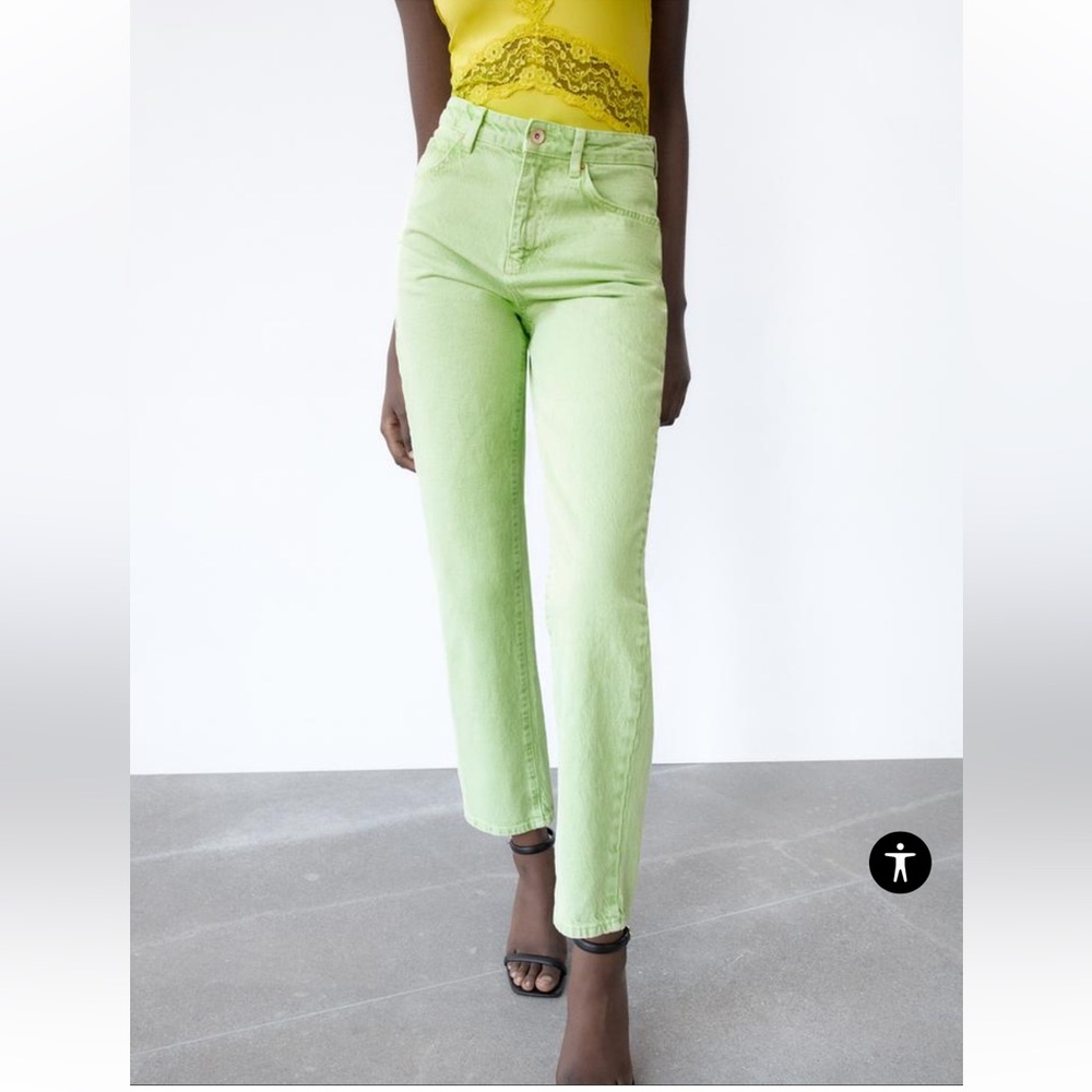 New Zara  High Rise Straight